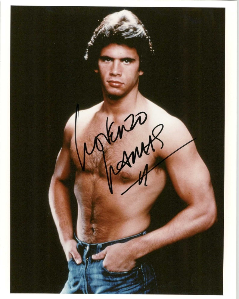 Lorenzo Lamas Signed Autographed Glossy 8x10 Photo COA image 1.