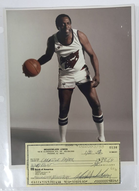 Buy Meadowlark Lemon d. 2015 Signed Autographed Vintage Signature