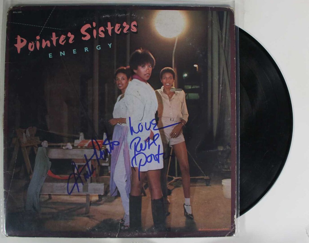 Anita & Ruth Pointer Signed Autographed the Pointer Sisters Record