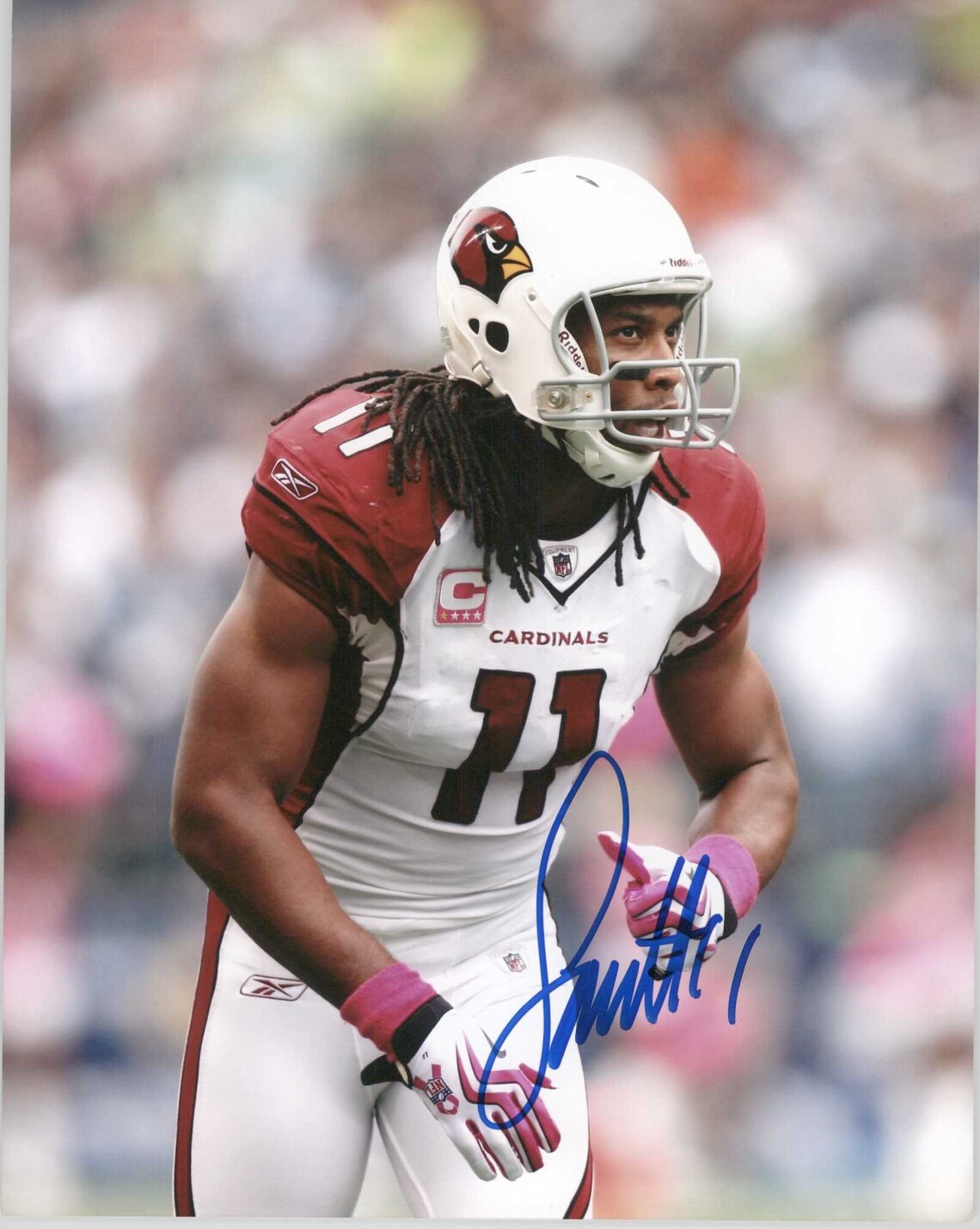 Larry Fitzgerald Signed Autographed Glossy 8x10 Photo Arizona Etsy