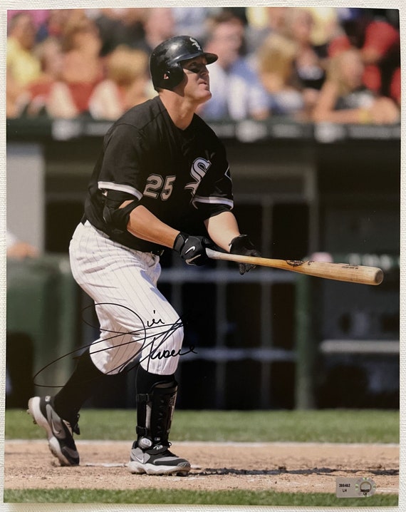 Jim Thome Signed Autographed Glossy 8x10 Photo Chicago White