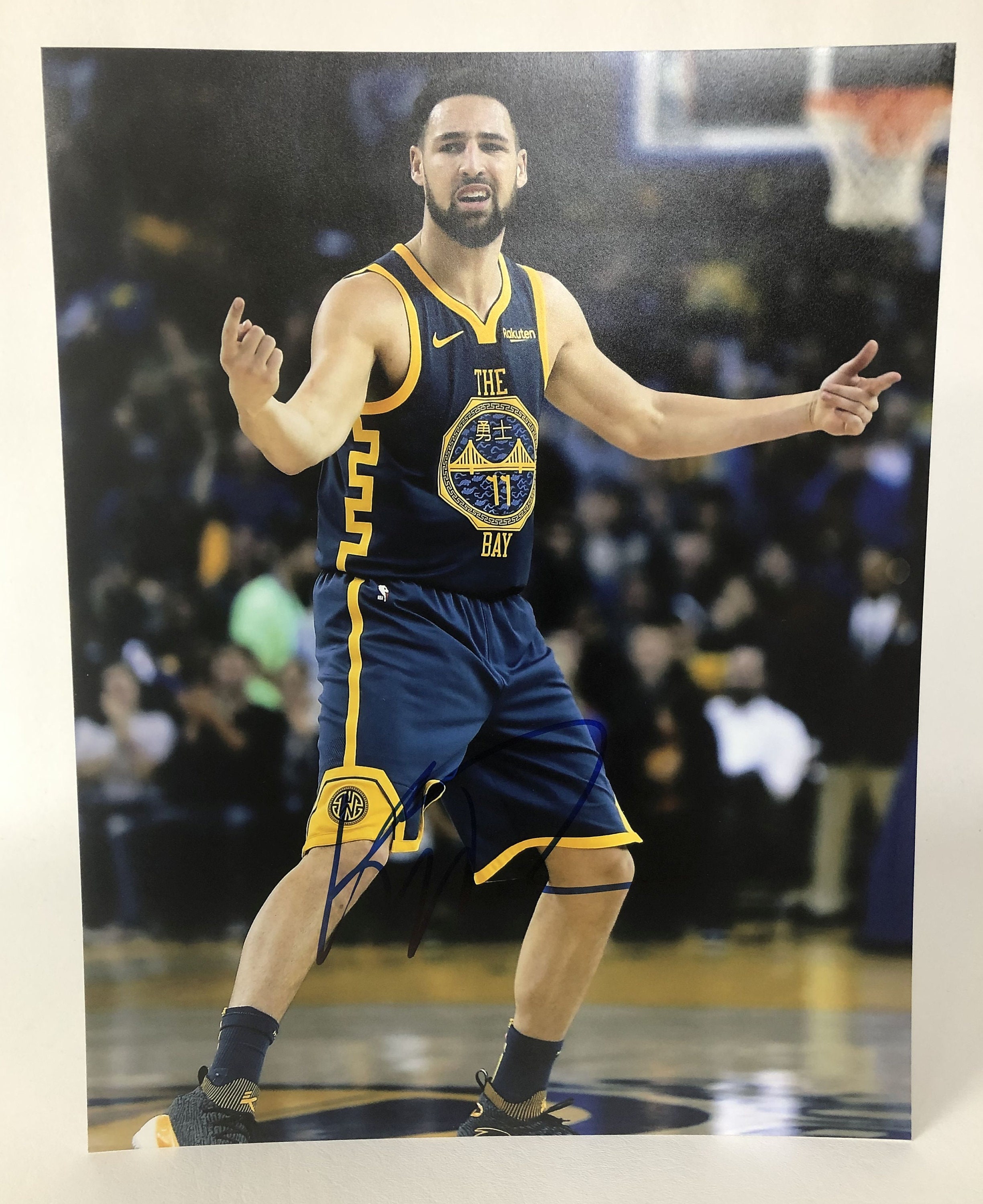 Klay Thompson White Golden State Warriors Autographed Association