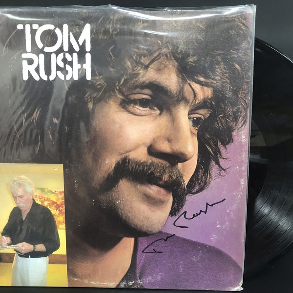 Tom Rush Signed Autographed "Tom Rush" Record Album - COA Matching Holograms