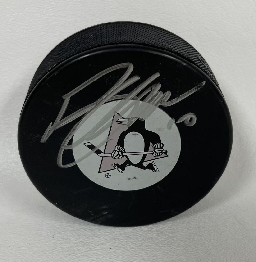 Brenden Morrow Signed Autographed Pittsburgh Penguins Hockey Puck COA ...