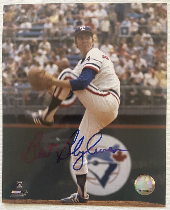 Bert Blyleven Signed Autographed Glossy 8x10 Photo Texas 