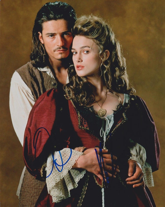 Orlando Bloom Keira Knightley Signed Autographed Etsy