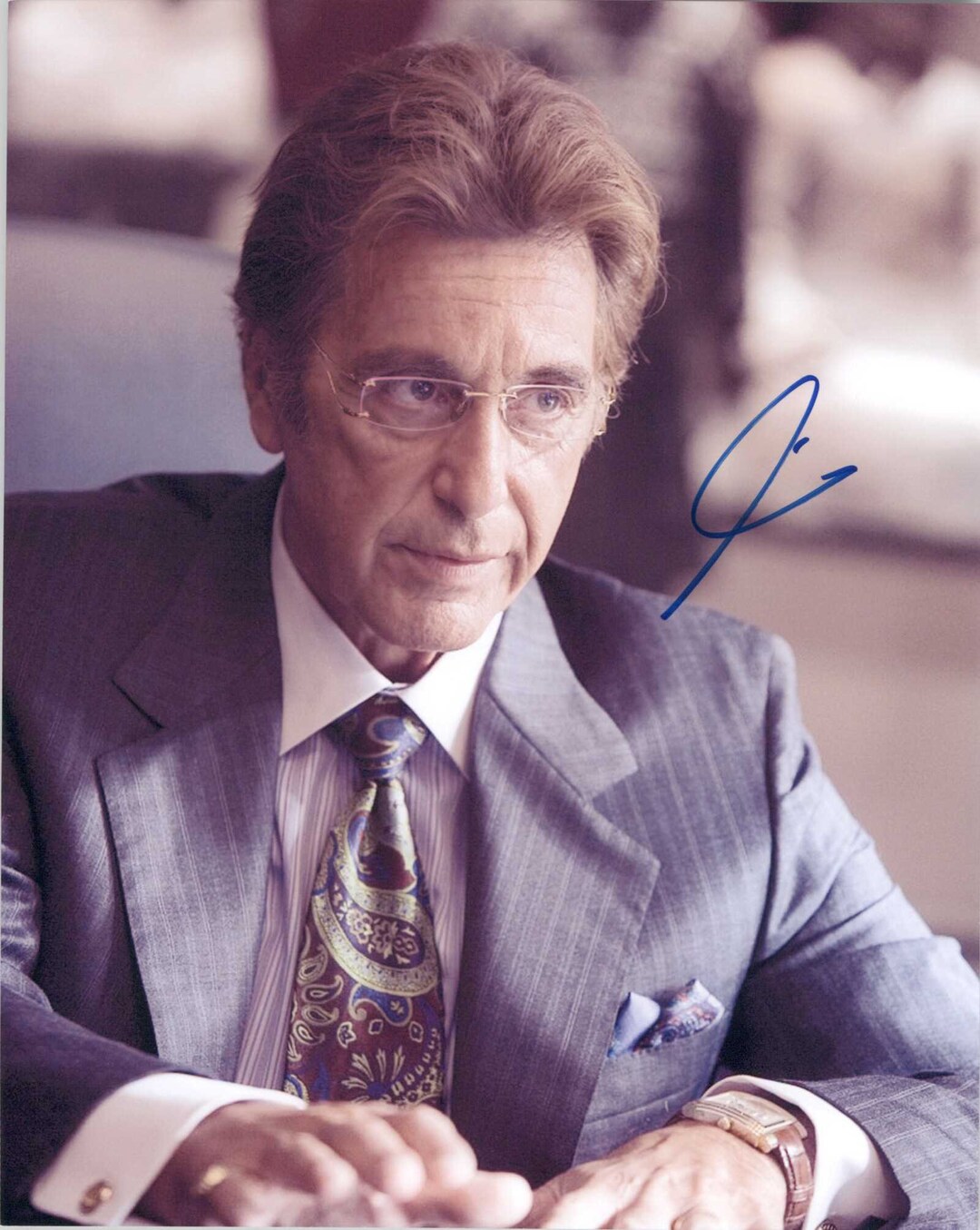 Al Pacino Signed Autographed "ocean's Thirteen" Glossy 8x10 Photo - COA