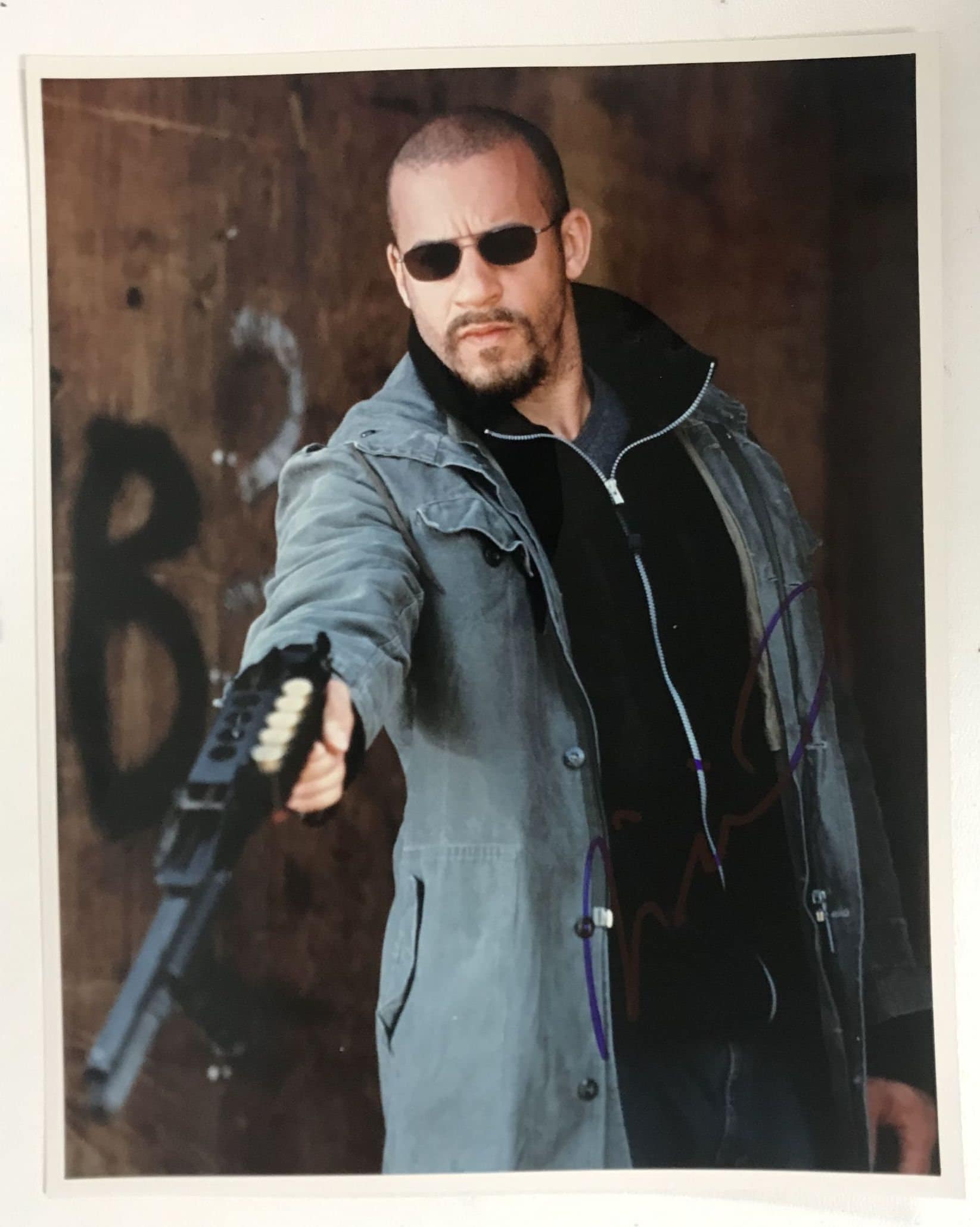 Vin Diesel Signed Autographed A Man Apart Glossy Etsy