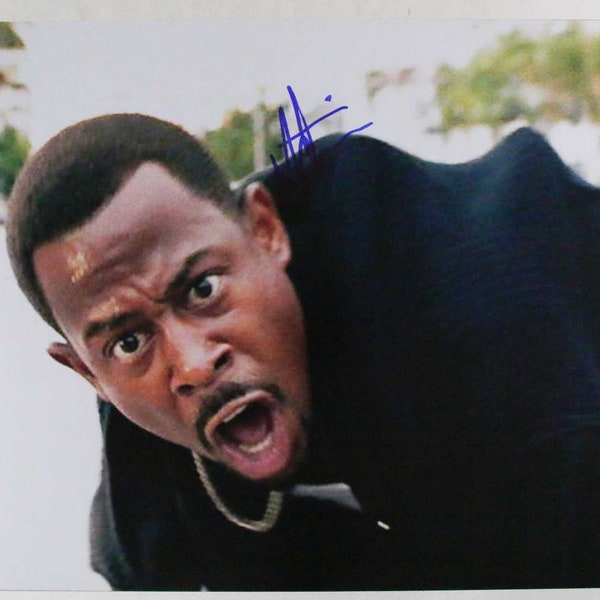 Martin Lawrence firmó una foto brillante de 11 x 14 autografiada de "Bad Boys" - Hologramas a juego COA