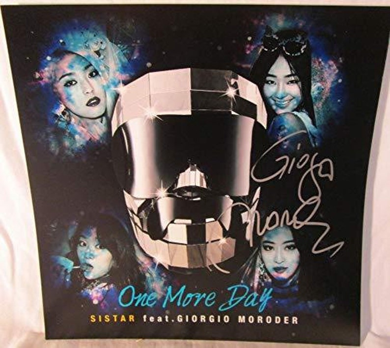 COA Matching Holograms Giorgio Moroder Signed Autographed /'One More Day/' 12x12 Promo Photo
