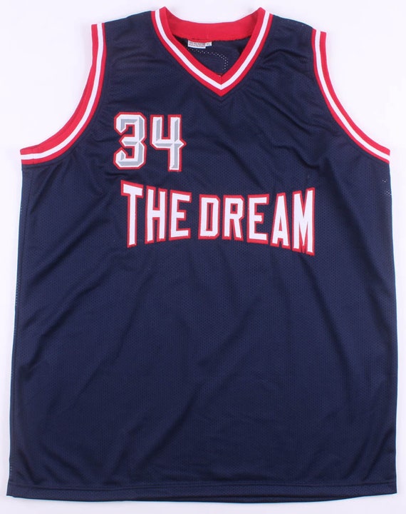 hakeem olajuwon jersey signed