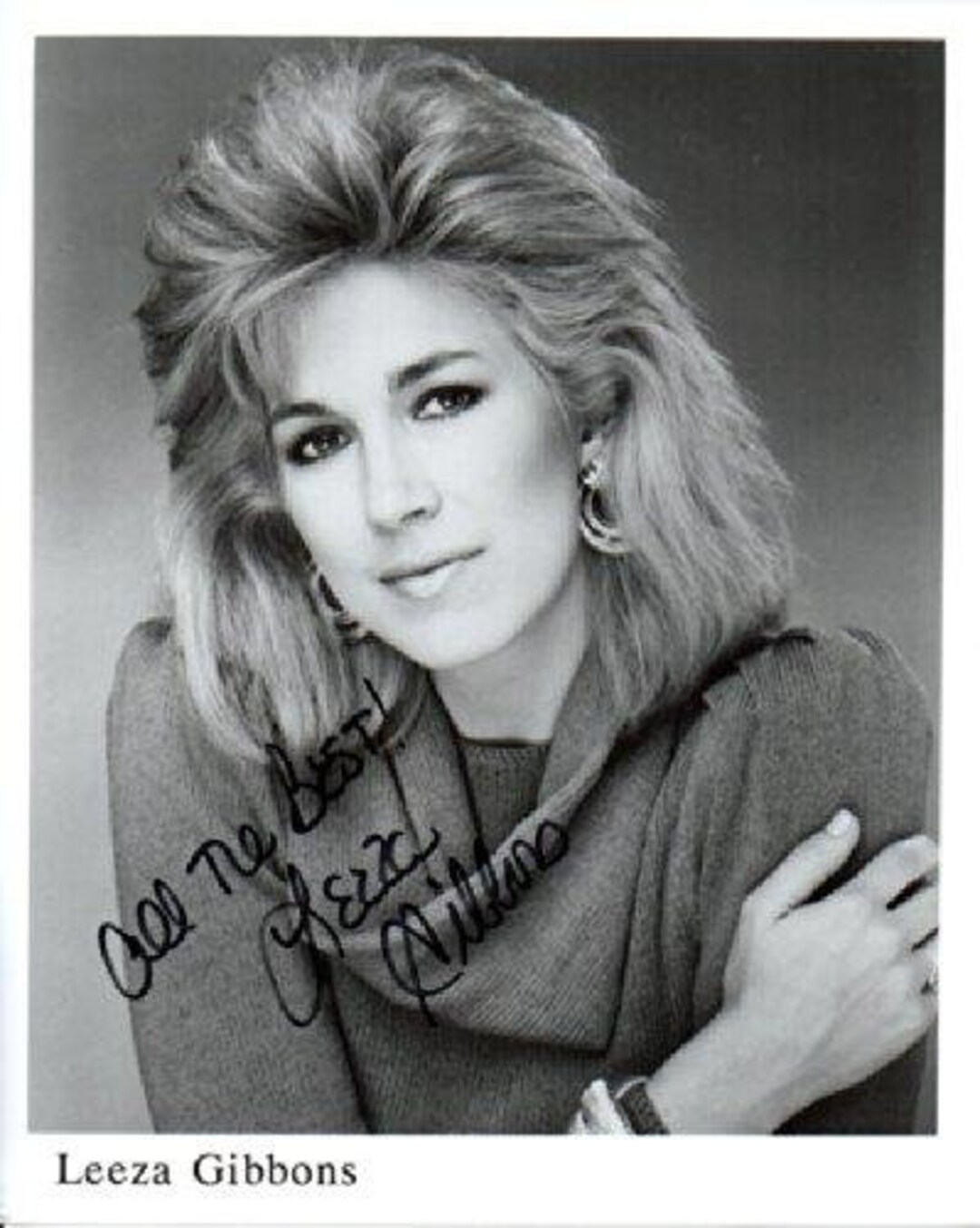 Leeza Gibbons Signed Autographed Glossy 8x10 Photo - Etsy