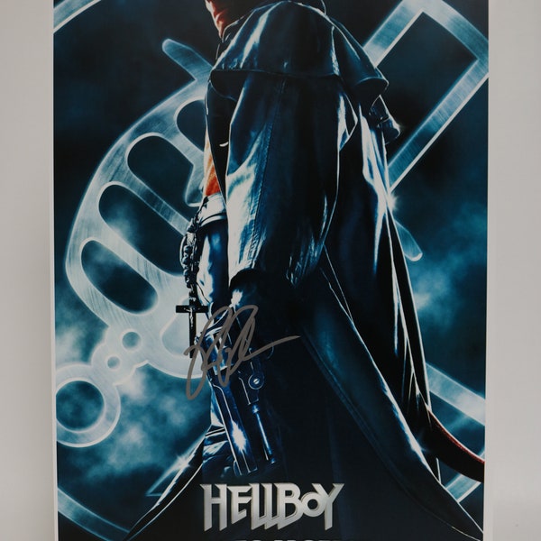 Ron Perlman Signed Autographed 'Hellboy' Glossy 11x17 Movie Poster - COA Matching Holograms