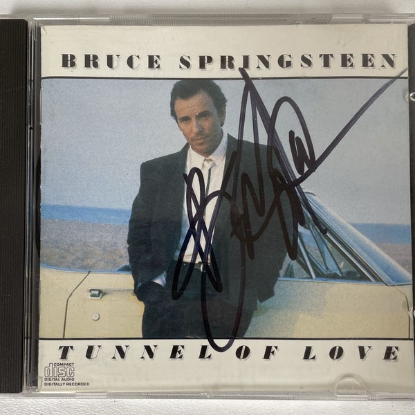 Bruce Springsteen ondertekende gesigneerde "Tunnel of Love" muziek-cd - COA bijpassende hologrammen