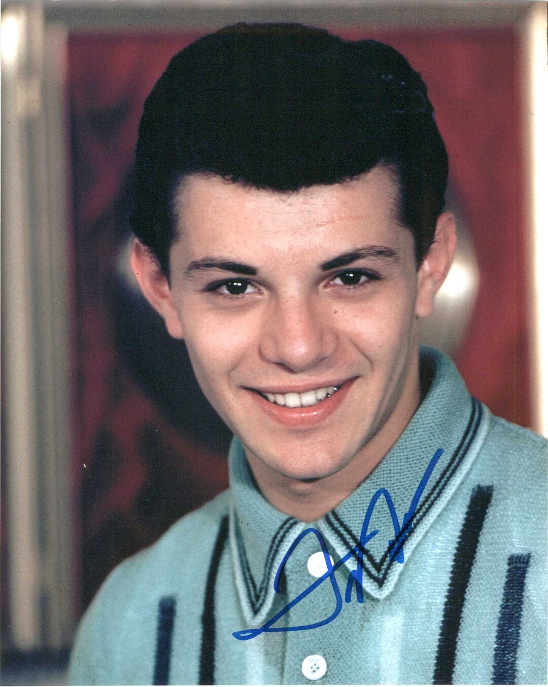 Frankie Avalon Signed Autographed Glossy 8x10 Photo COA Matching