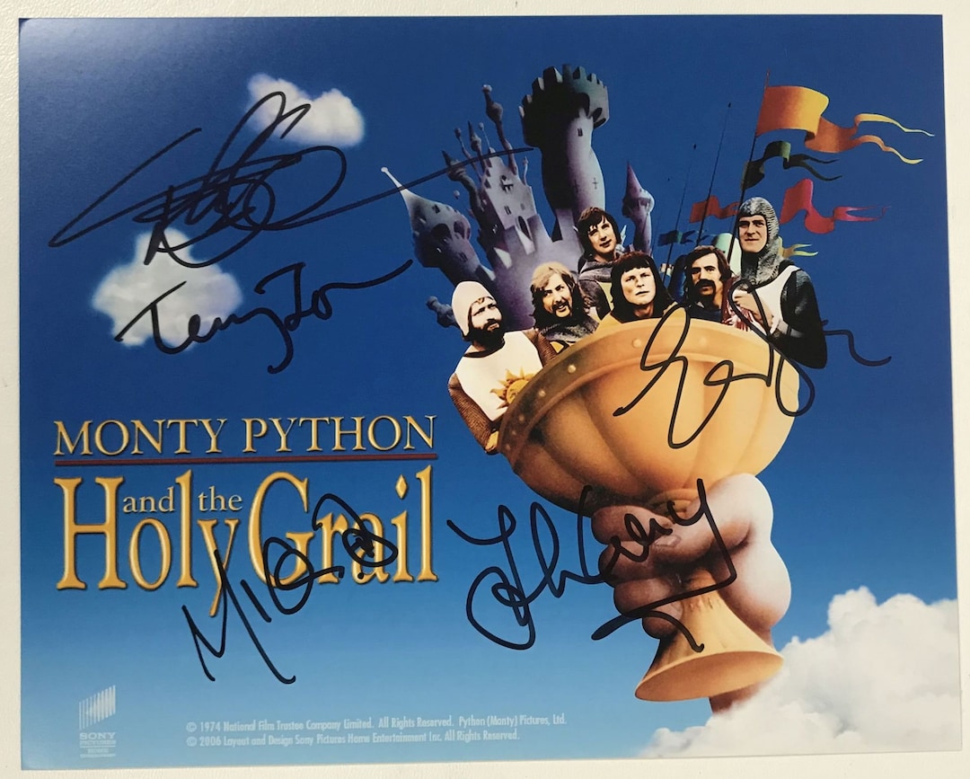 Monty Python and the Holy Grail Cast Signed Autographed Glossy 8x10 ...
