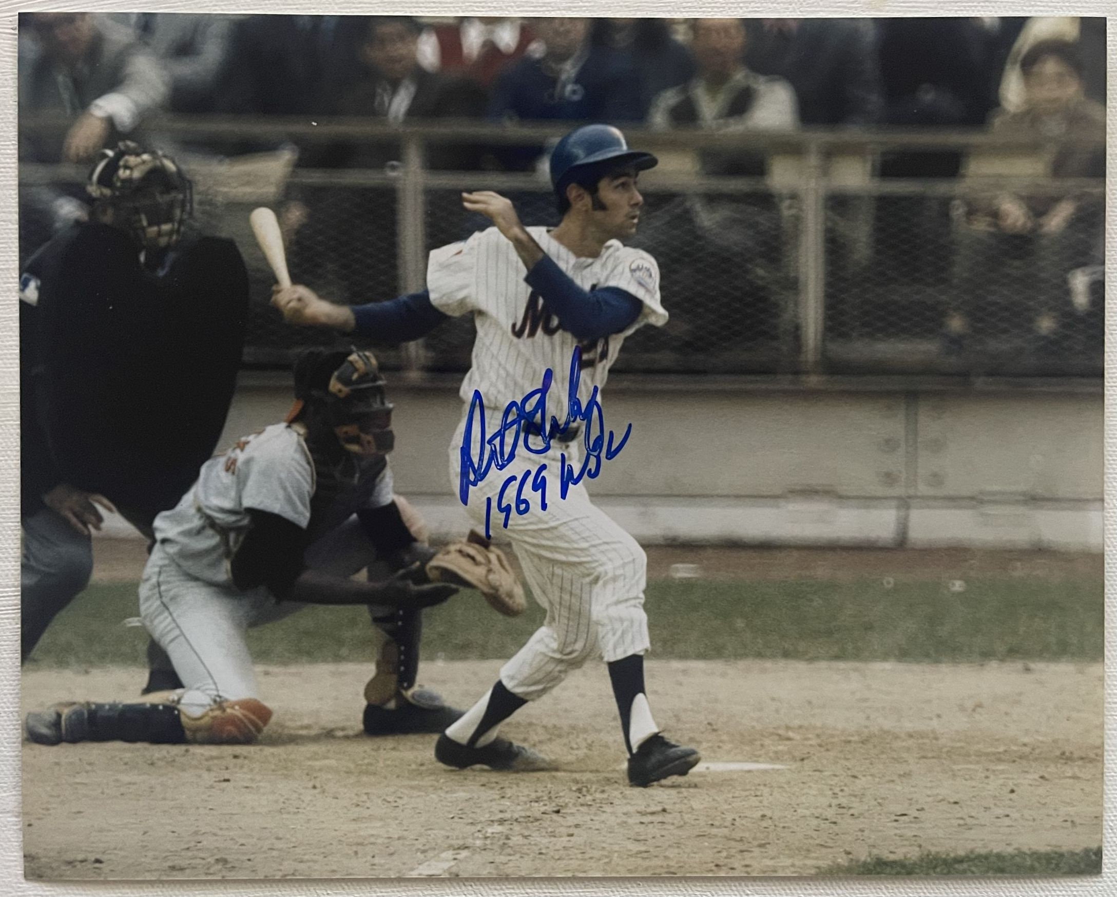 Art Shamsky New York Mets Autographed Framed 8 x 10 Photograph