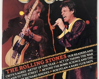 Mick Jagger & Keith Richards Signed Autographed Complete "Rolling Stone" Magazine - Lifetime COA