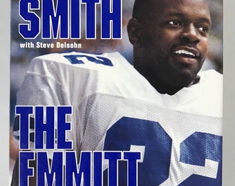 Emmitt Smith signierte und handsignierte ""The Emmitt Zone" 1st Edition H / C Book"