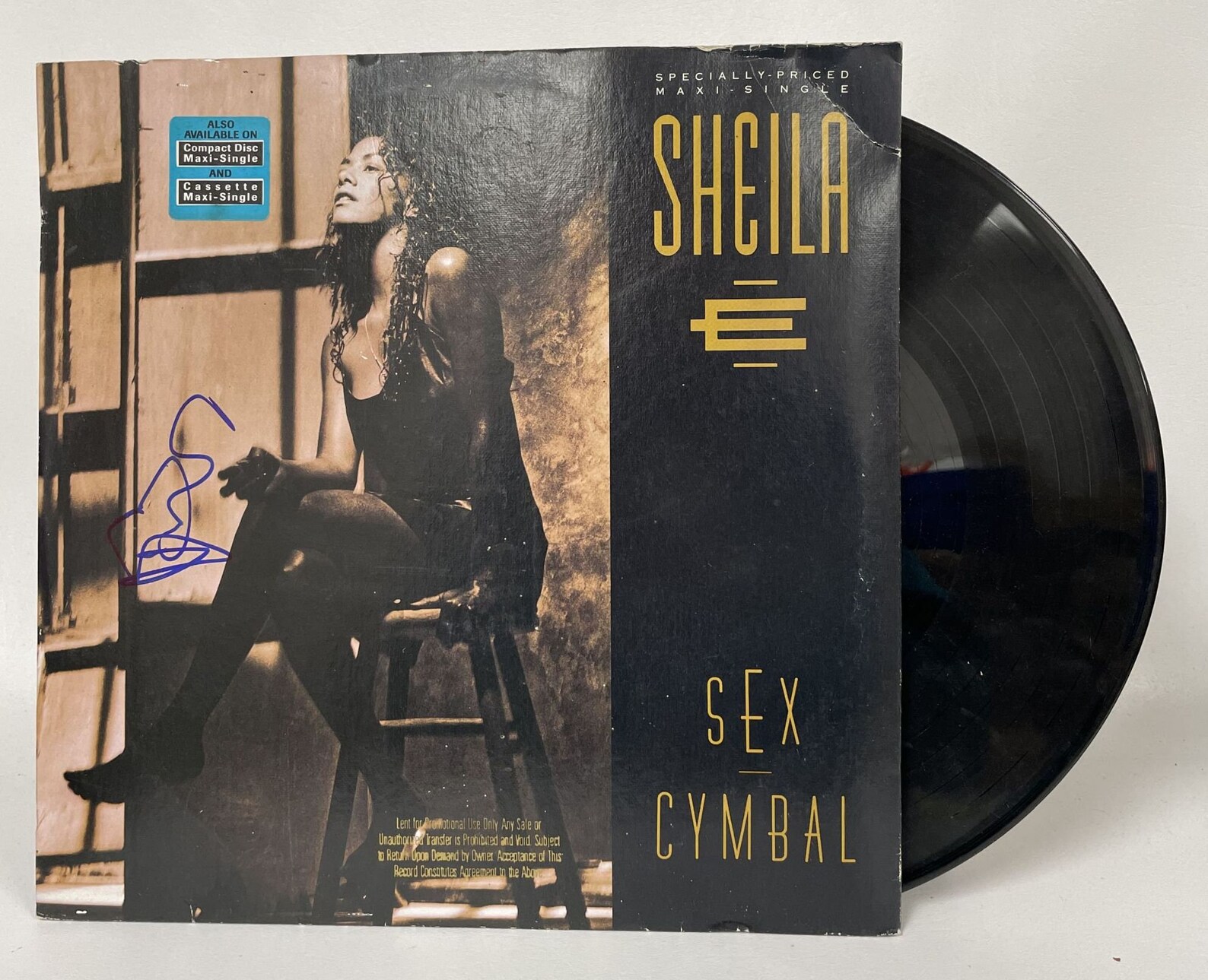 Sheila E Signed Autographed Sex Cymbal Record Etsy