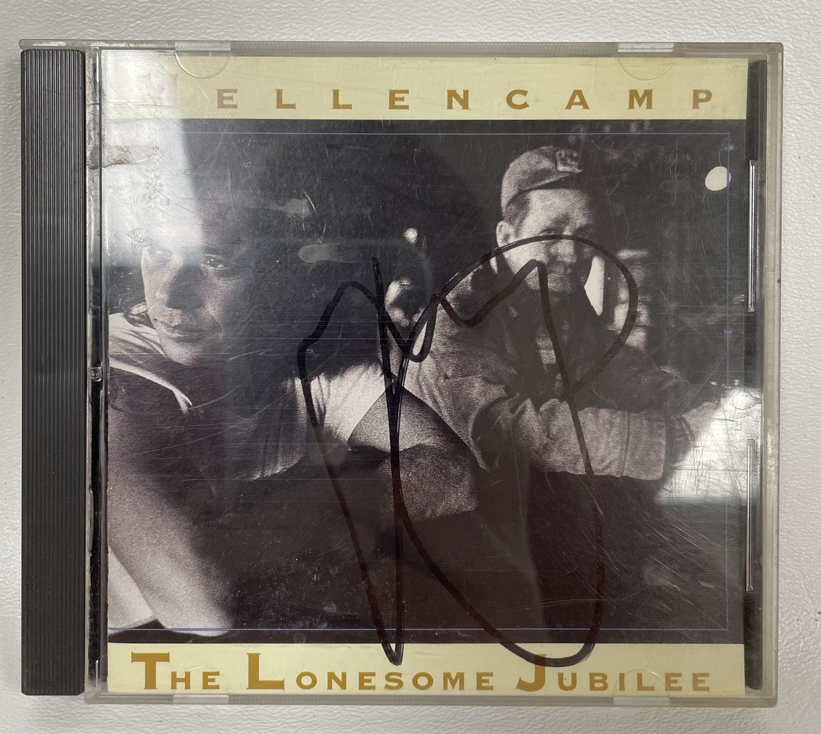 John Cougar Mellencamp signed The Lonesome Jubilee album Vinyl COA proof auto STAR John Cougar Mellencamp signed The Lonesome Jubilee album Vinyl COA proof auto STAR