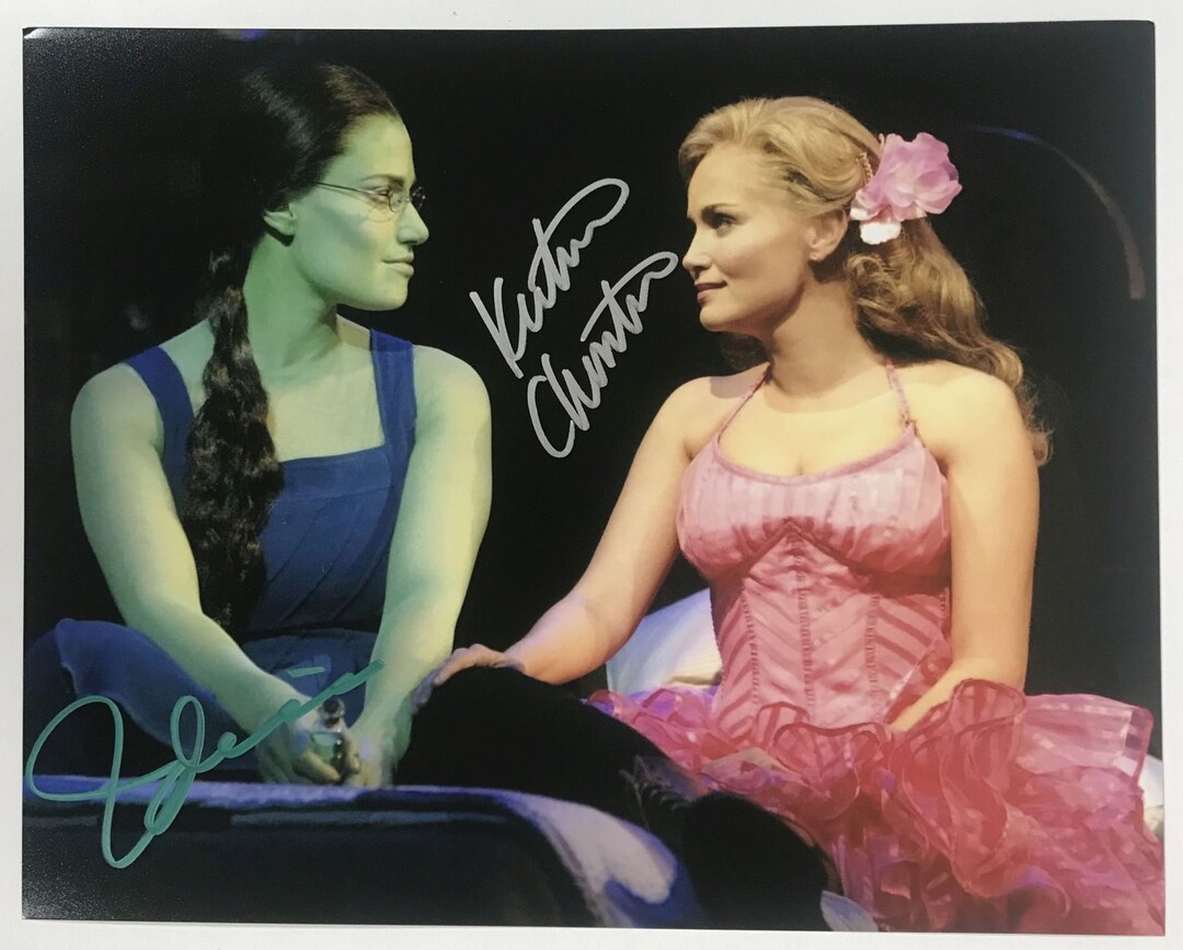 Kristin Chenoweth & Idina Menzel Signed Autographed - Etsy