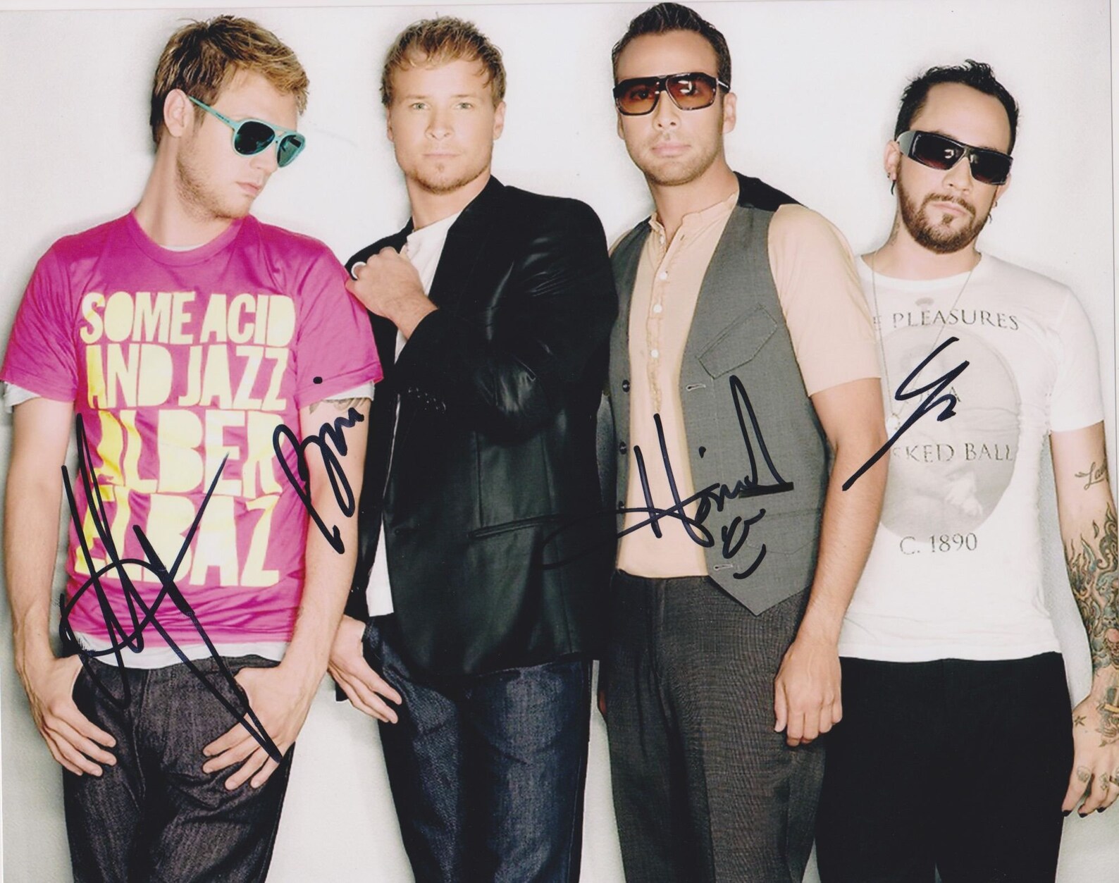Backstreet Boys Band Signed Autographed Glossy 8x10 Photo Etsy