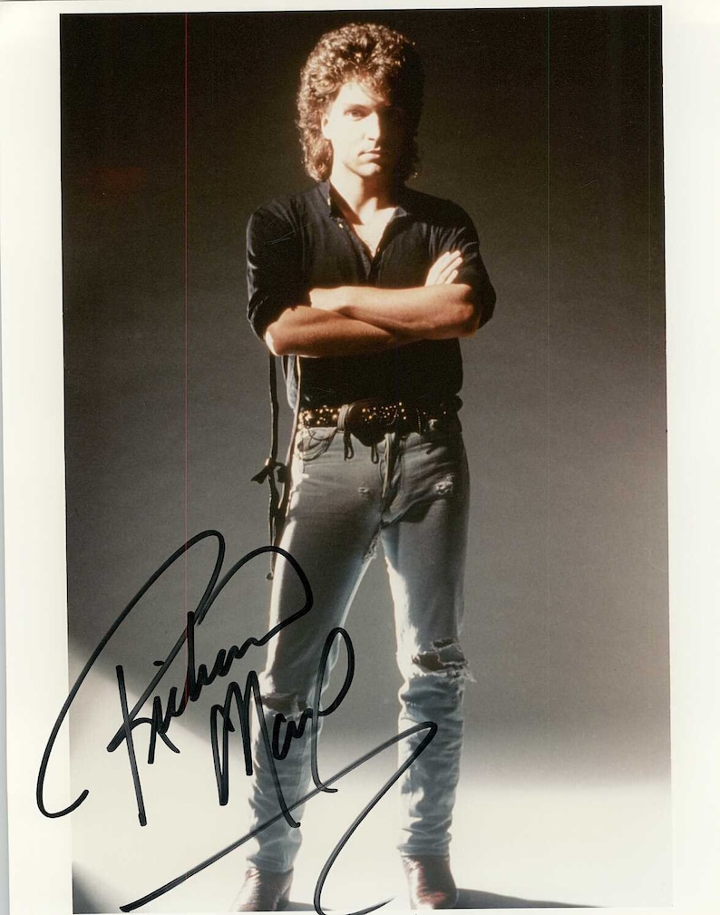 COA Matching Holograms Richard Marx Signed Autographed Glossy 8x10 Photo