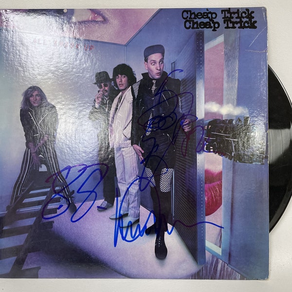 Cheap Trick Band Signed Autographed "Cheap Trick" Record Album - COA Matching Holograms