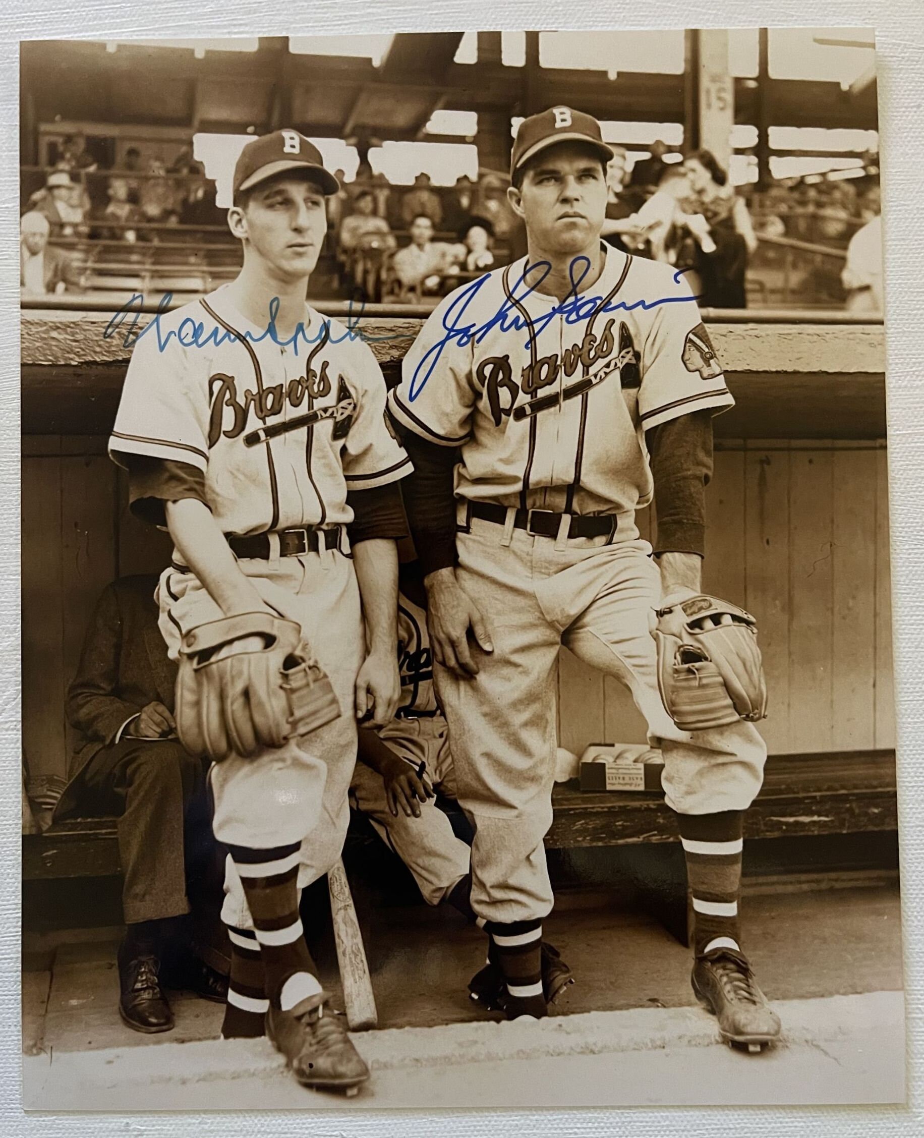 Warren Spahn & Johnny Sain Signed Autographed Glossy 8x10 Photo Boston  Braves - Etsy
