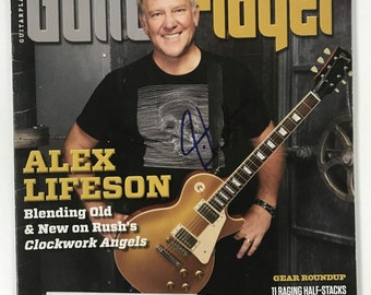 Alex Lifeson Signed Autographed Complete "Guitar Player" Magazine - Lifetime COA