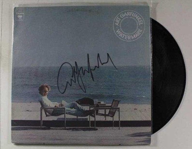 Art Garfunkel Autographed Watermark Record Album