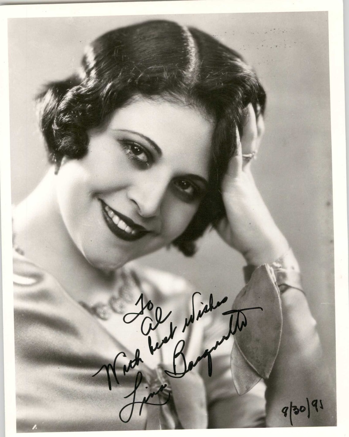 Lina Basquette Signed Autographed Glossy 8x10 Photo COA - Etsy