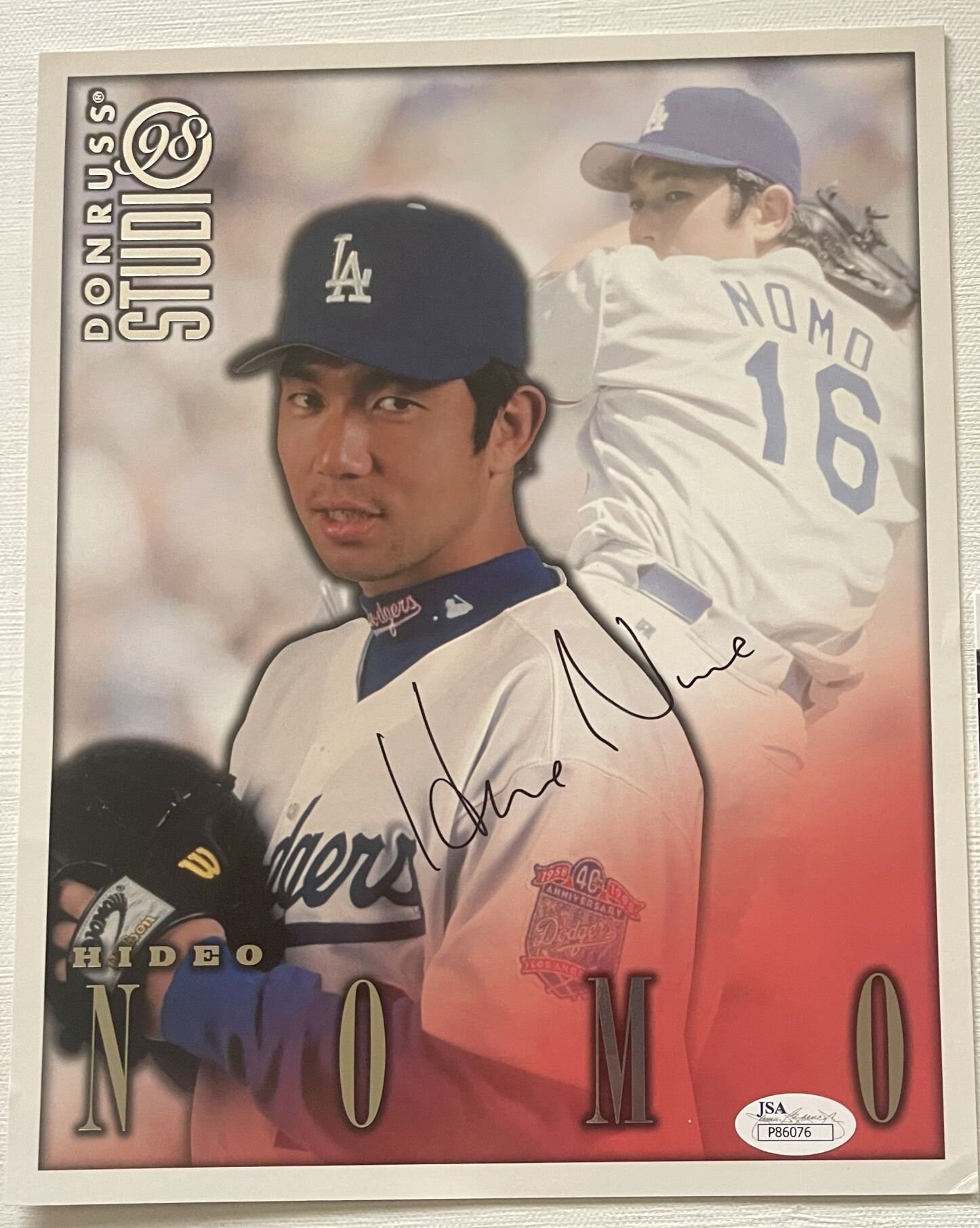 ロサンゼルス・ドジャース 野茂英雄選手 背番号10