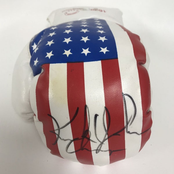 Kirk Johnson Signed Autographed USA "Champ" Boxing Glove - Lifetime COA