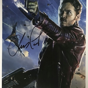 限定値下げ　スターロード/クリス・プラット 直筆サイン カード クリスプラット オートグラフ 直筆サイン スターロード