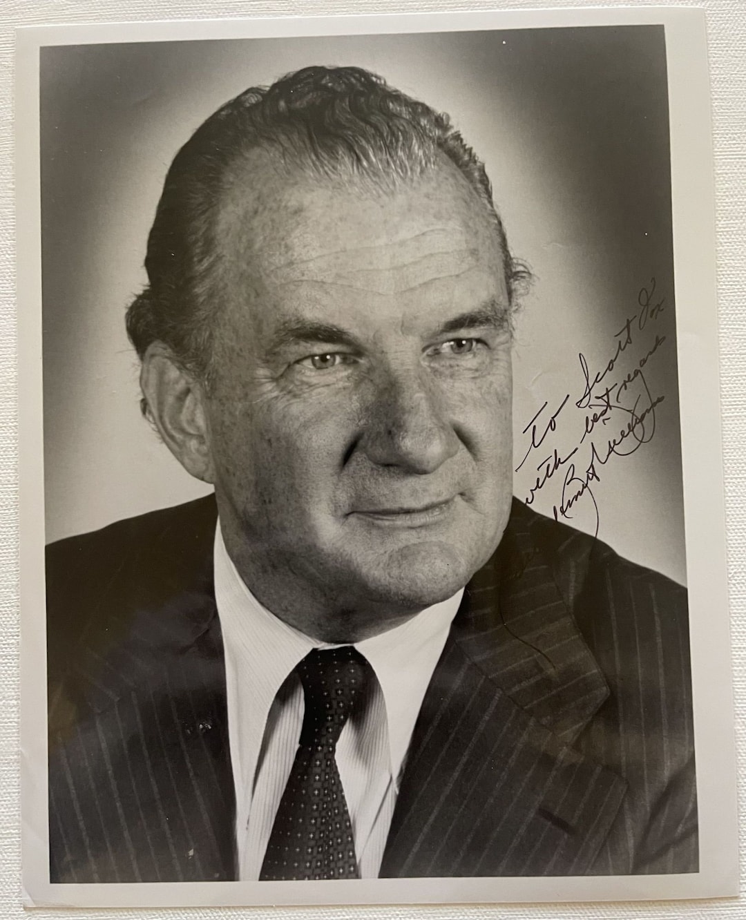 Edward Williams d. 1988 Signed Autographed Vintage Etsy