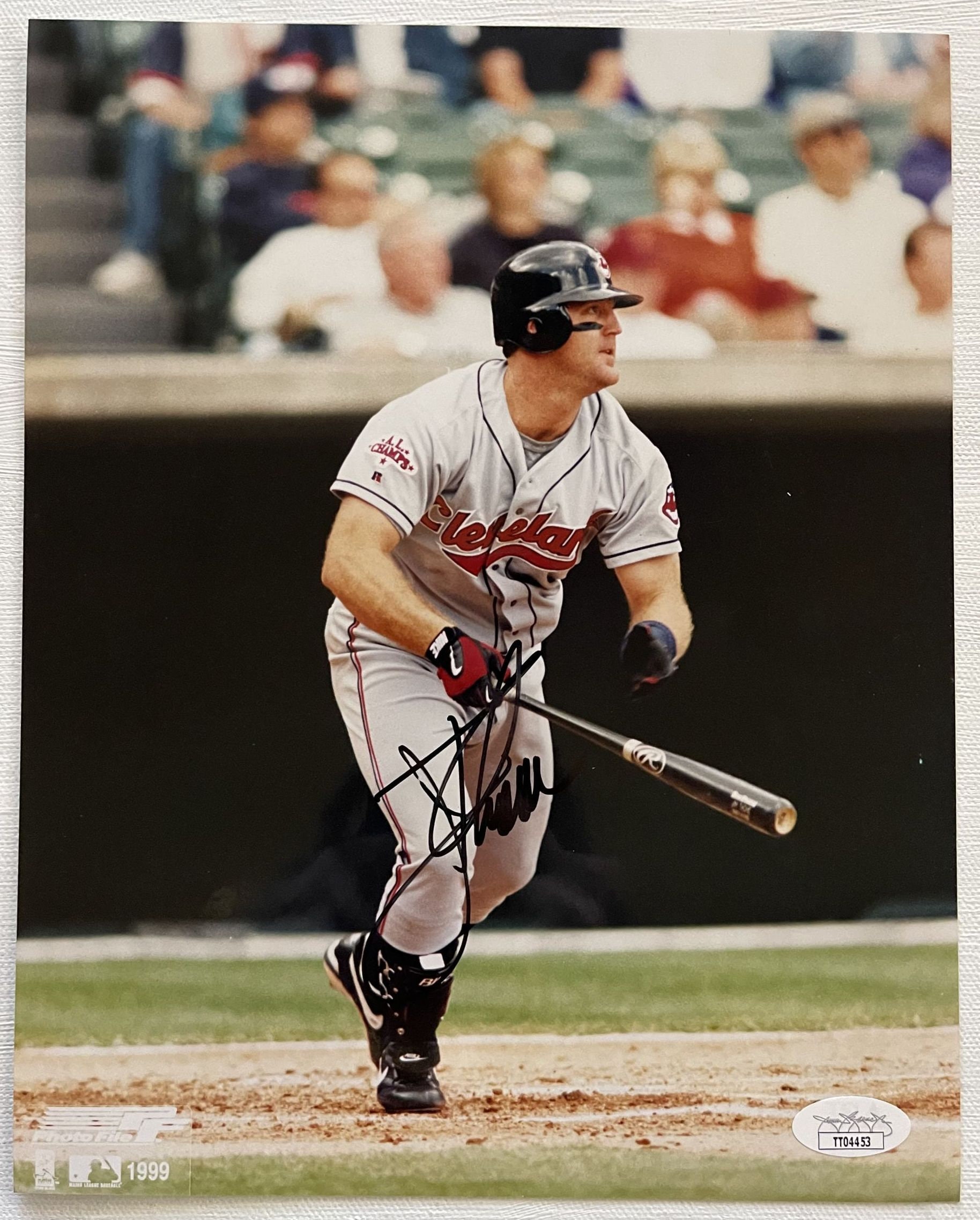Jim Thome Signed Autographed Glossy 8x10 Photo Cleveland -  Israel