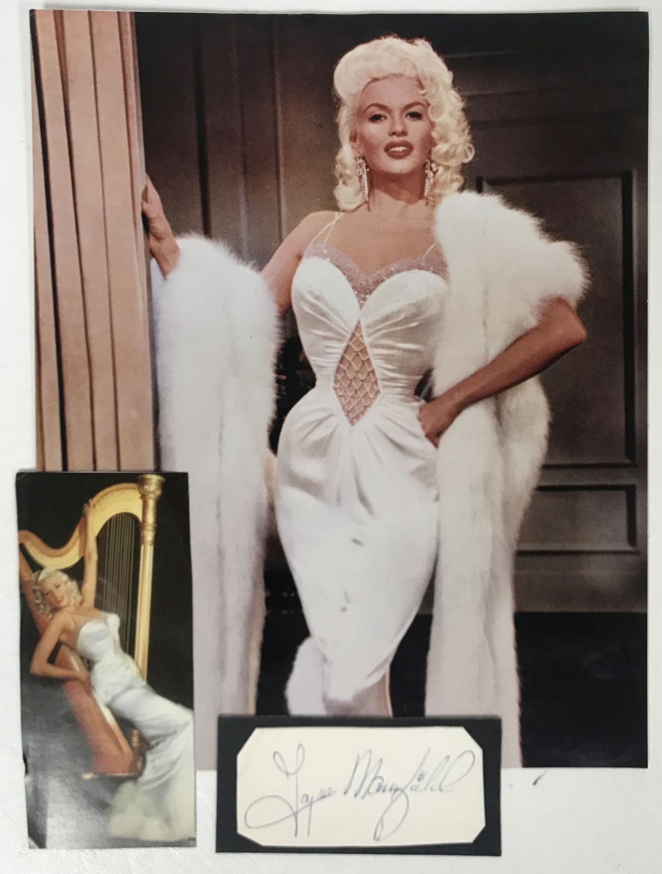 Jayne Mansfield (d. 1967) Signed Autographed Vintage
