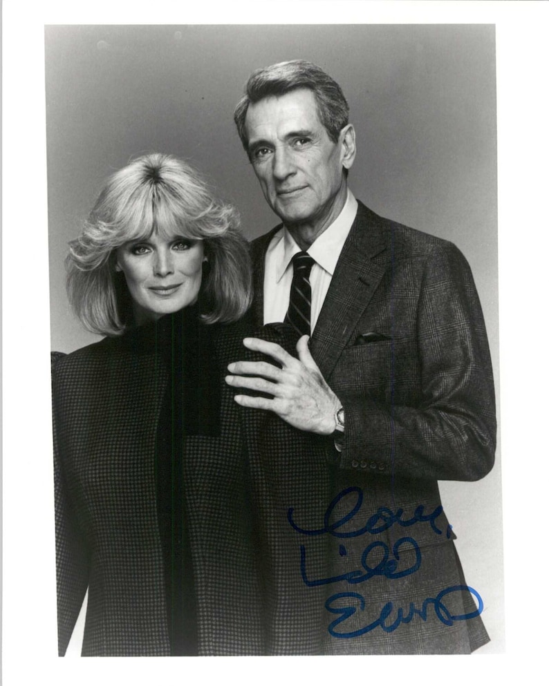 Linda Evans Signed Autographed Dynasty Glossy 8x10 Photo COA Matching Holograms image 1