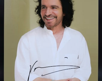 Yanni Signed Autographed Glossy 11x14 Photo - Lifetime COA