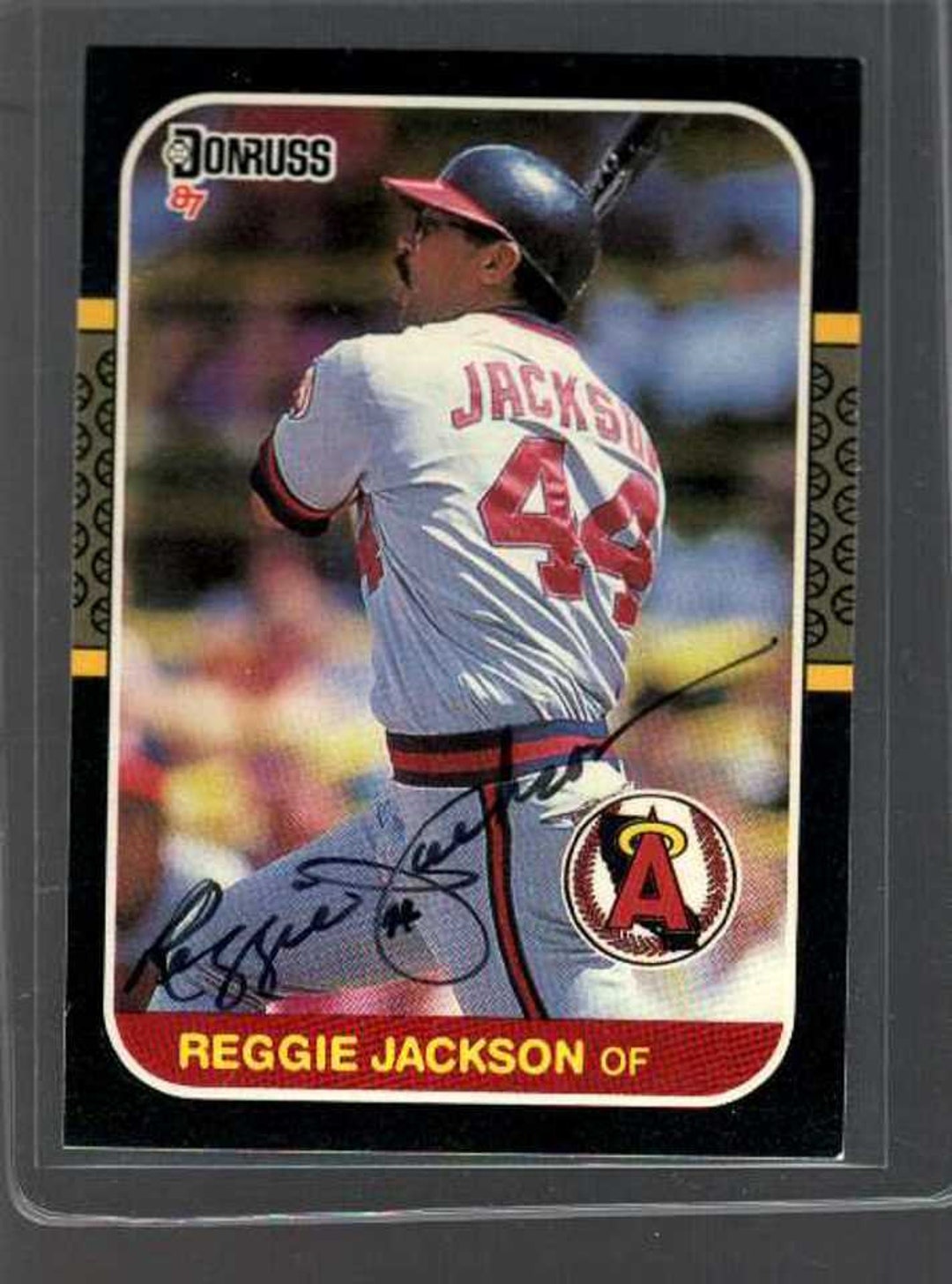 Authentic Reggie Jackson Oakland Athletics 1987 Pullover Jersey