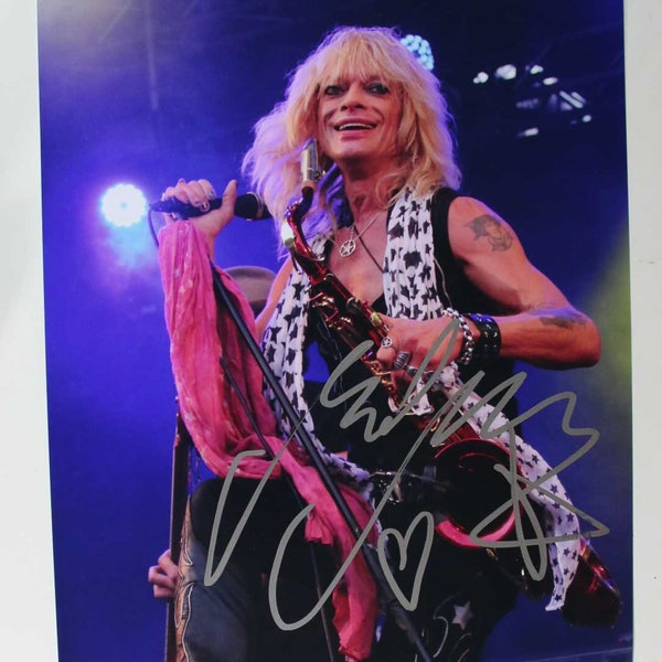 Michael Monroe Signed Autographed "Hanoi Rocks" Glossy 11x14 Photo - Lifetime COA