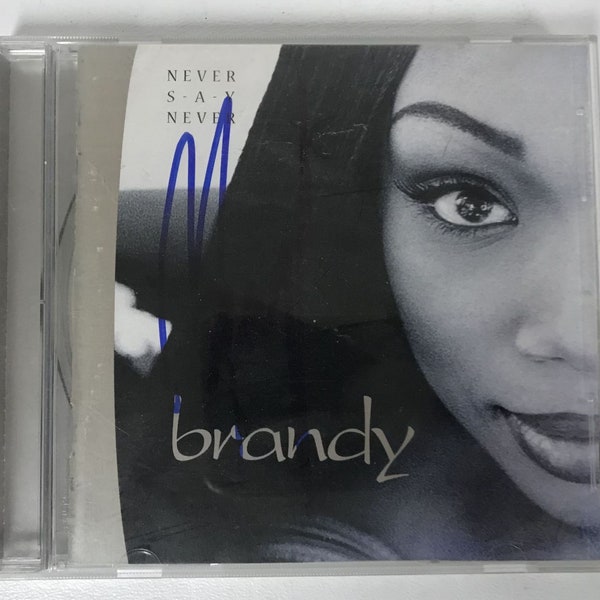 Brandy Signed Autographed "Never Say Never" Music CD - COA Matching Holograms