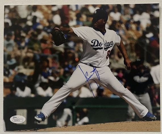 Julio Urias Autographed Authentic Los Angeles Dodgers Jersey
