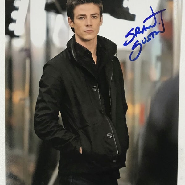 Grant Gustin Signed Autographed "The Flash" Glossy 8x10 Photo - Lifetime COA