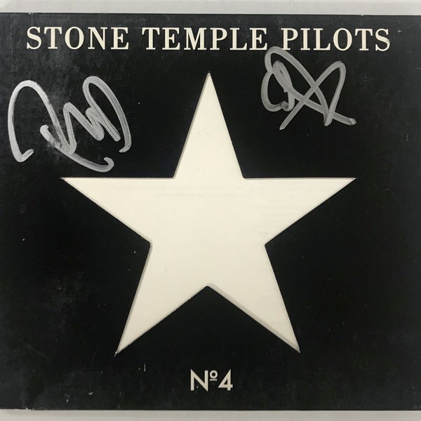 Scott Weiland & Robert DeLeo signierte handsignierte ""Stone Temple Pilots"" CD Compact Disc - Lifetime COA