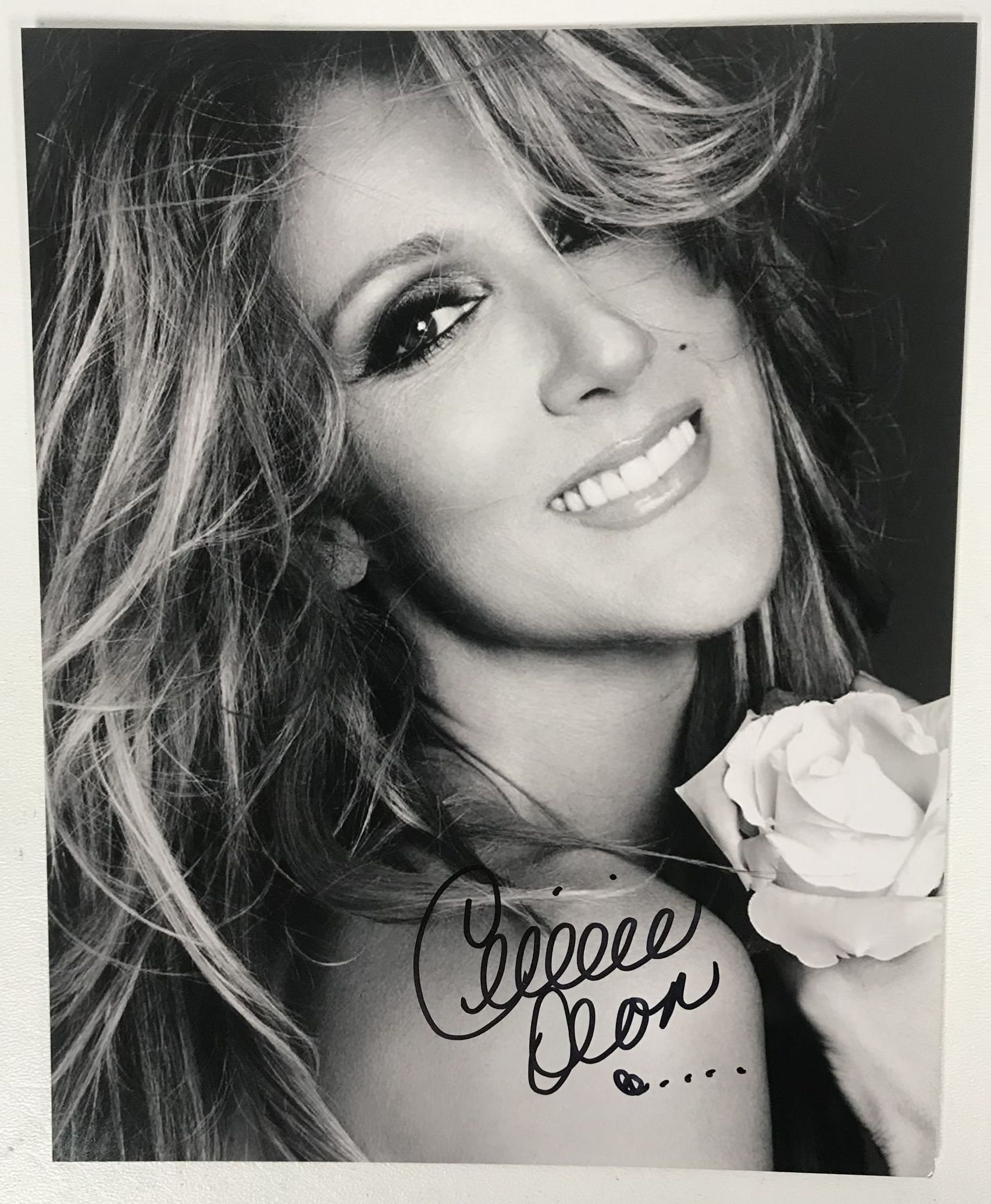 Celine Dion Signed Autographed Glossy 