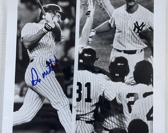 Don Mattingly Signed Autographed Glossy 8x10 Photo - New York Yankees
