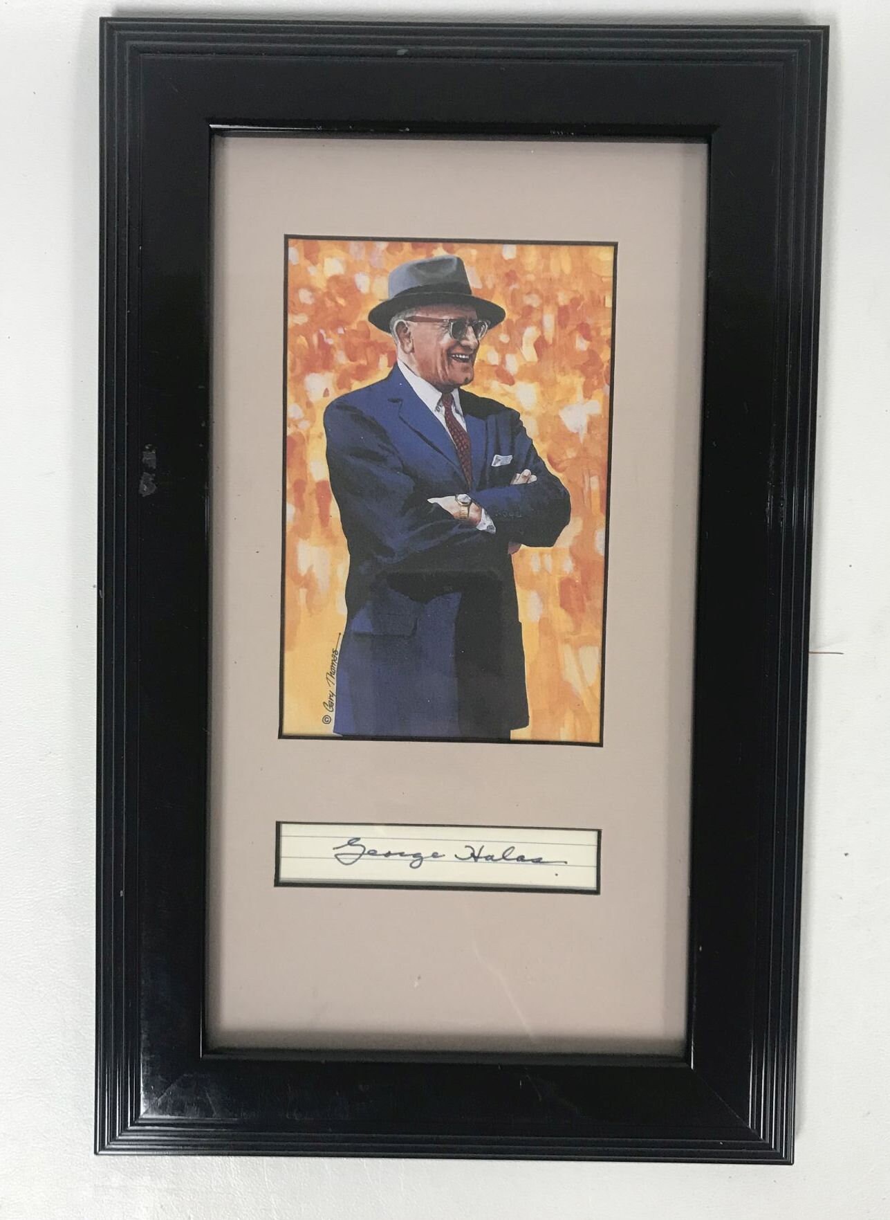 George halas cheap autograph